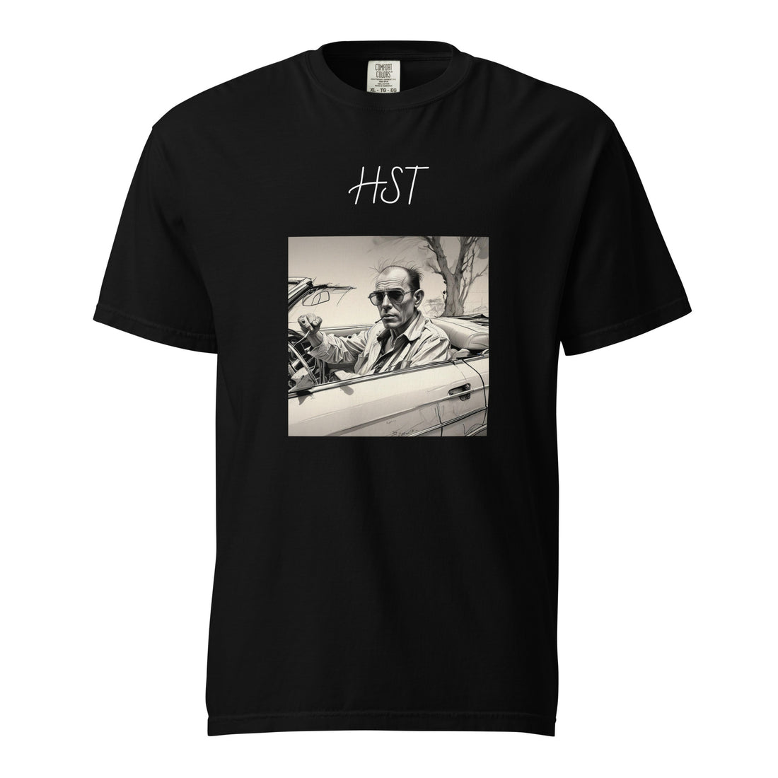 Unisex garment-dyed heavyweight t-shirt
